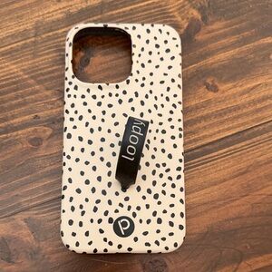 Loopy Case Cream and Black Speckled Phone Case
